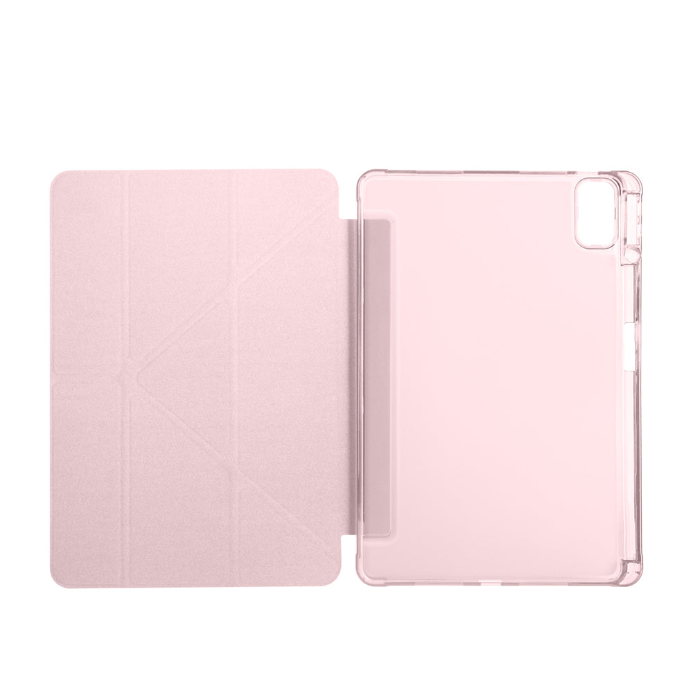 Huawei Matepad SE 11 Kılıf Zore Tri Folding Kalem Bölmeli Standlı Kılıf Mavi