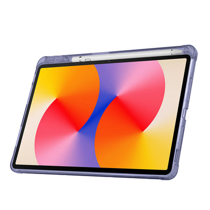 Huawei Matepad SE 11 Kılıf Zore Tri Folding Kalem Bölmeli Standlı Kılıf Mor