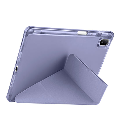 Huawei Matepad SE 11 Kılıf Zore Tri Folding Kalem Bölmeli Standlı Kılıf Mor