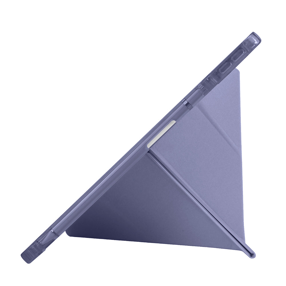 Huawei Matepad SE 11 Kılıf Zore Tri Folding Kalem Bölmeli Standlı Kılıf Mor