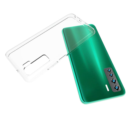 Huawei P40 Lite 5G Kılıf Zore Süper Silikon Kapak Renksiz