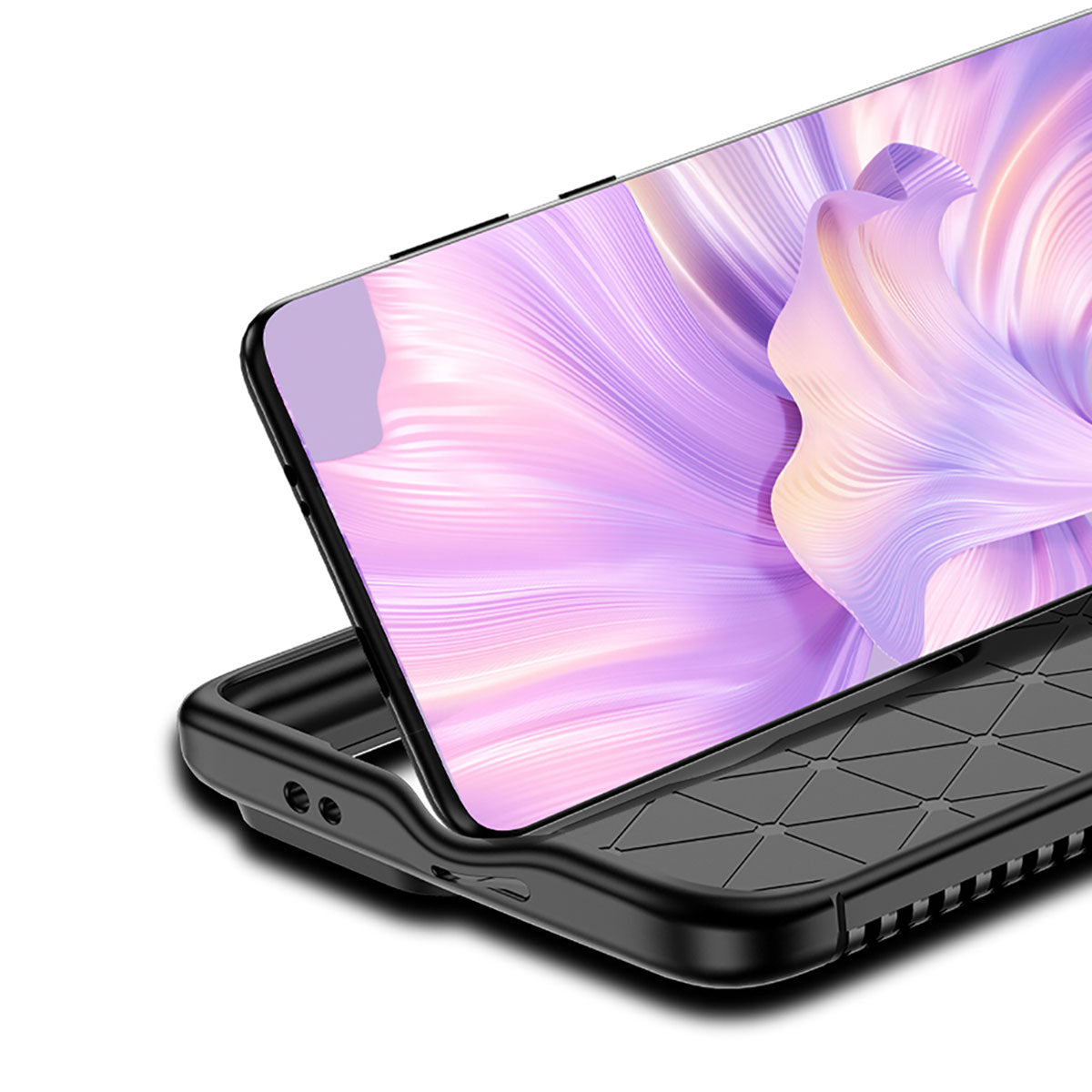 Huawei P60 Pro Kılıf Zore Negro Silikon Kapak Siyah
