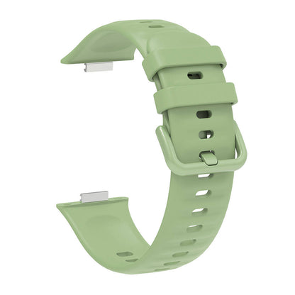 Huawei Watch Fit 3 Band Serisi Klasik Kordon Silikon Strap Kayış Gri