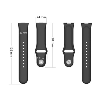 Huawei Watch Fit 3 KRD-11 22mm Silikon Kordon Turkuaz