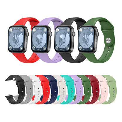 Huawei Watch Fit 3 KRD-11 22mm Silikon Kordon Koyu Kırmızı