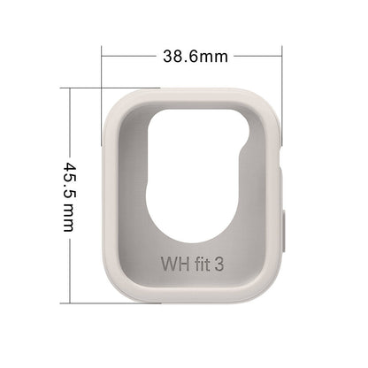 Huawei Watch Fit 3 Yumuşak TPU Silikon Kasa Koruyucu Zore Watch Gard 34 Pembe