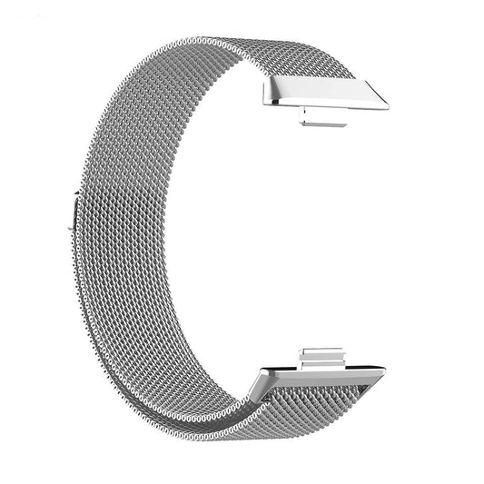 Huawei Watch Fit 3 Zore KRD-01 Metal Kordon Gri