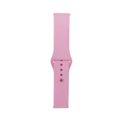 Huawei Watch GT 3 42mm Band Serisi 20mm Klasik Kordon Silikon Strap Kayış Pembe