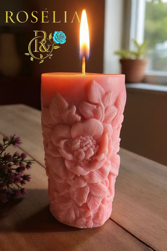 Rosélia Çiçek Baton Mum