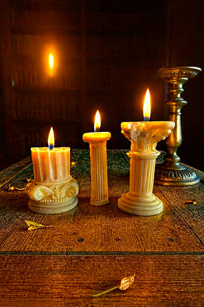 Rosélia Üç Sütun Mum