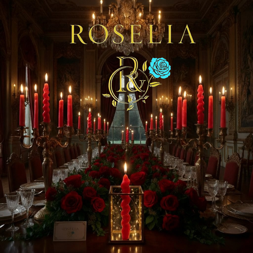 Tutkunun Kıvrımlı Şamdan Dekoratif Mum | Rosélia