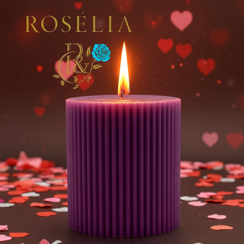 Modern Tasarım Baton Dekoratif Mum | Rosélia