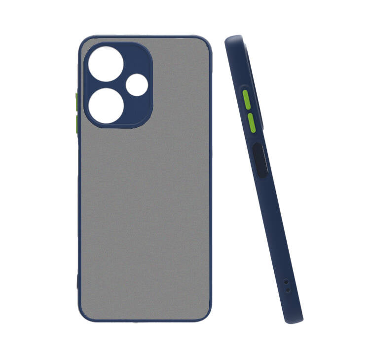 İnfinix Hot 30 Kılıf Zore Hux Kapak Lacivert