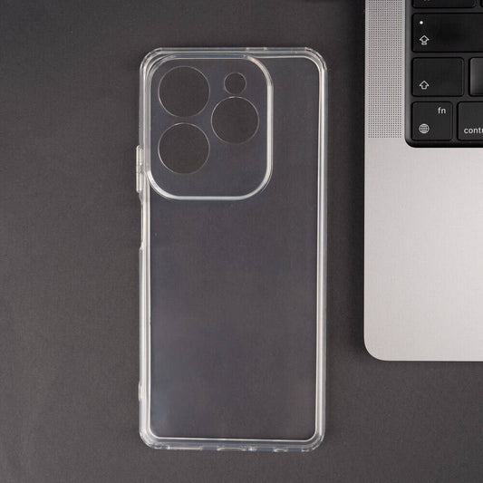 İnfinix Hot 40 Pro Kılıf Zore 2mm Anti Shock Silikon Şeffaf