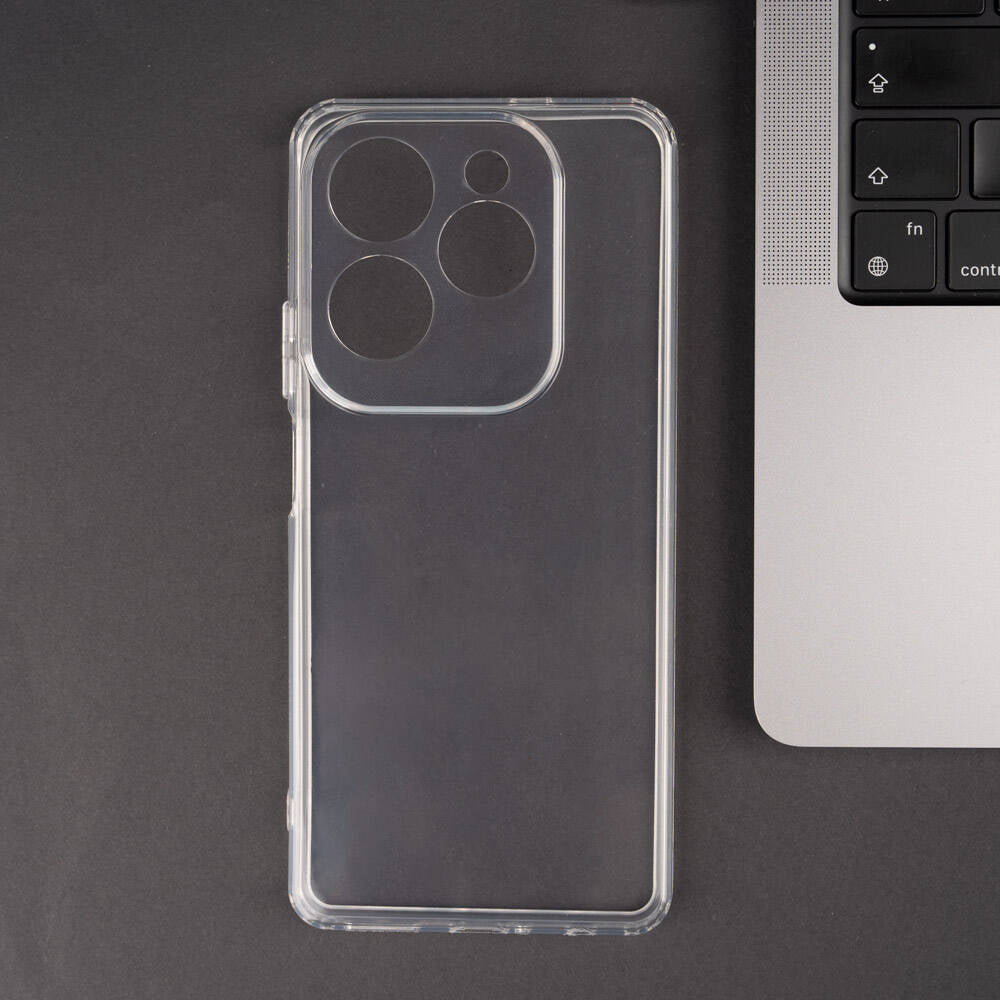 İnfinix Hot 40 Pro Kılıf Zore 2mm Anti Shock Silikon Şeffaf