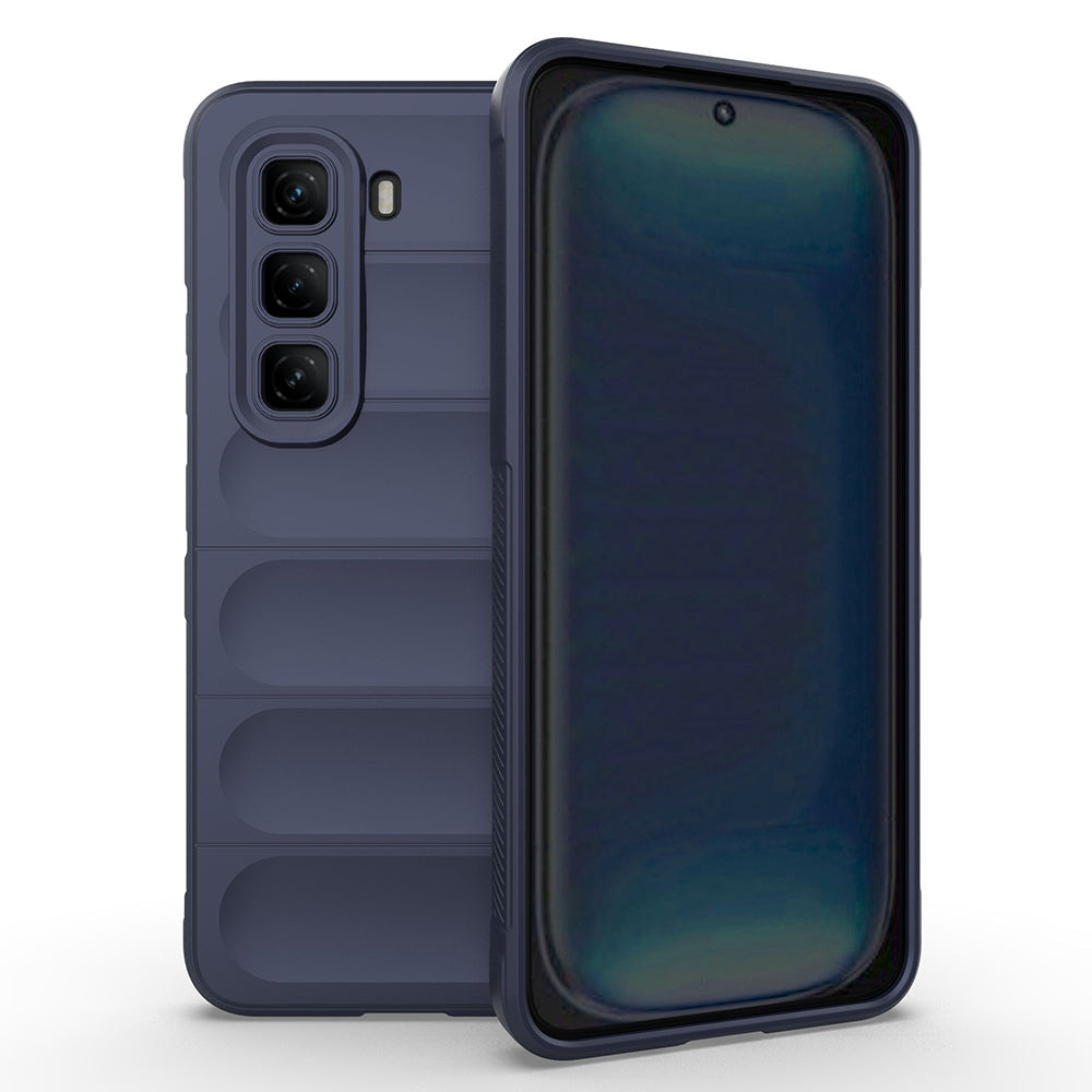 İnfinix Hot 50 4G Kılıf Esnek TPU Oyuklu Arka Yüzey Tasarımlı Zore Etnik Silikon Kapak