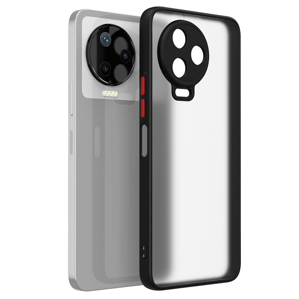 İnfinix Note 12 Pro Kılıf Zore Hux Kapak Lacivert