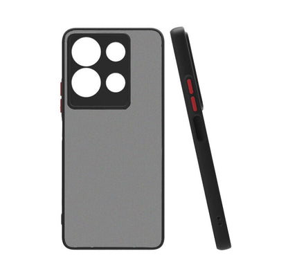 İnfinix Note 30 4G Kılıf Zore Hux Kapak Siyah