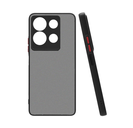 İnfinix Note 30 4G Kılıf Zore Hux Kapak Lacivert