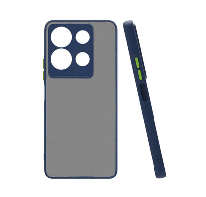 İnfinix Note 30 5G Kılıf Zore Hux Kapak Lacivert