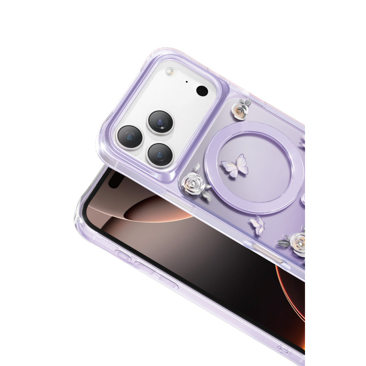 Keephone Apple iPhone 17 Pro Max Roseland Magsafe Kapak