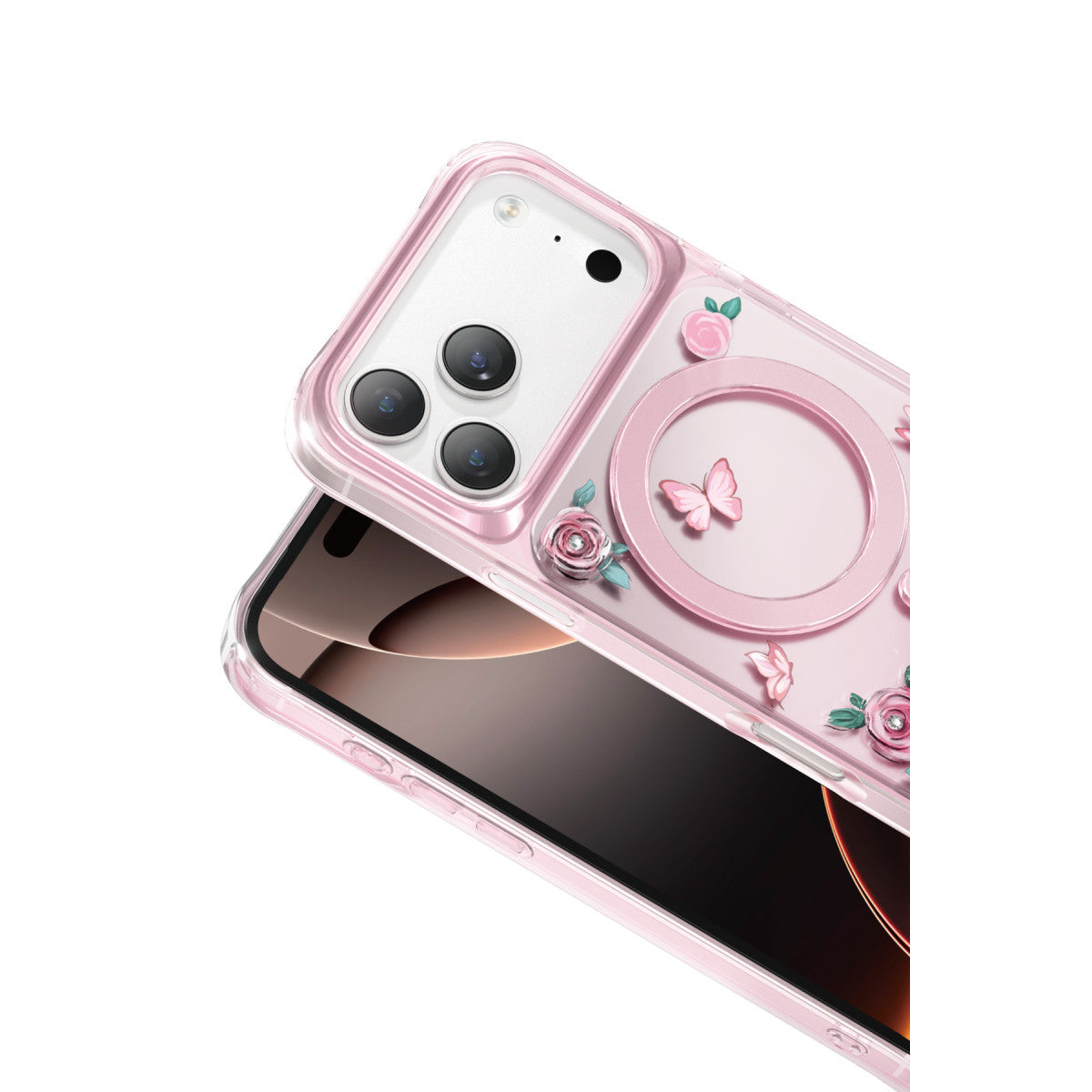 Keephone Apple iPhone 17 Pro Max Roseland Magsafe Kapak