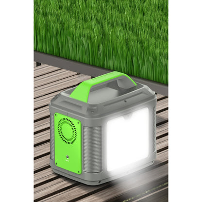 Konfulon CN04 Powerbank 300W 60.000 mAh 5W Led Işıklı Kamp Şarj PD 60W - Gri