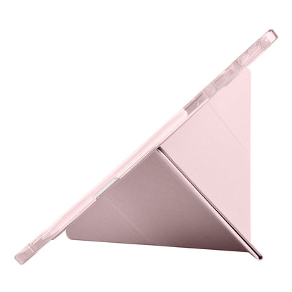 Lenovo Idea Tab Pro 12.7 TB-373FU Kılıf Zore Tri Folding Kalem Bölmeli Standlı Kılıf Siyah