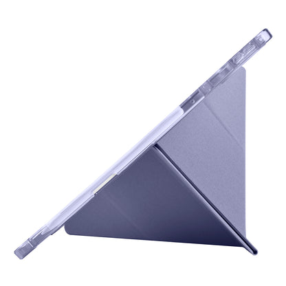 Lenovo Idea Tab Pro 12.7 TB-373FU Kılıf Zore Tri Folding Kalem Bölmeli Standlı Kılıf Siyah