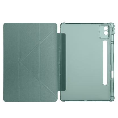 Lenovo Idea Tab Pro 12.7 TB-373FU Kılıf Zore Tri Folding Kalem Bölmeli Standlı Kılıf Rose Gold