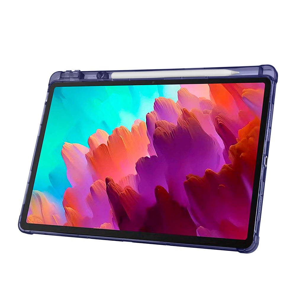 Lenovo Idea Tab Pro 12.7 TB-373FU Kılıf Zore Tri Folding Kalem Bölmeli Standlı Kılıf Siyah