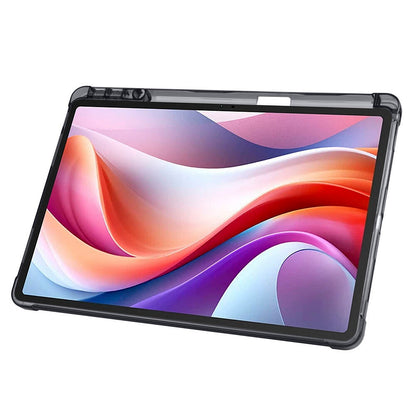 Lenovo M11 TB-330FU Kılıf Zore Tri Folding Kalem Bölmeli Standlı Kılıf Mor