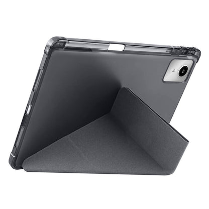 Lenovo M11 TB-330FU Kılıf Zore Tri Folding Kalem Bölmeli Standlı Kılıf Koyu Yeşil