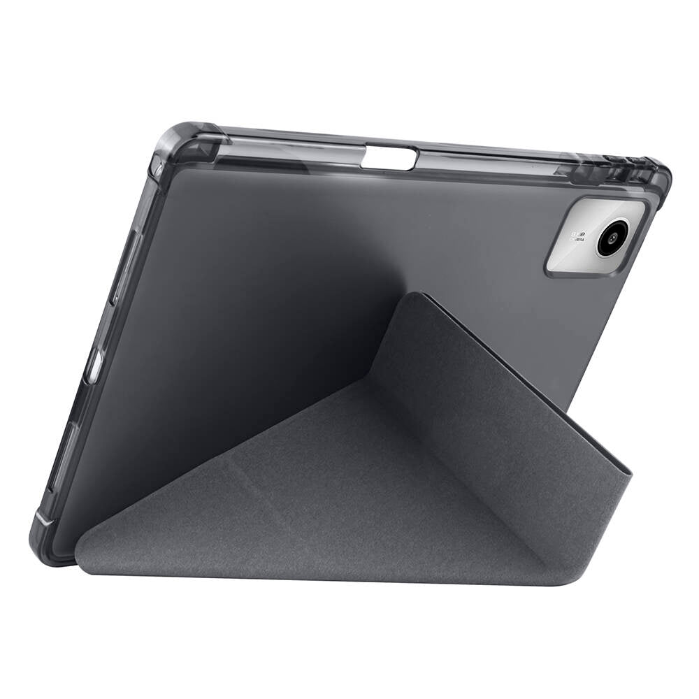 Lenovo M11 TB-330FU Kılıf Zore Tri Folding Kalem Bölmeli Standlı Kılıf Mavi