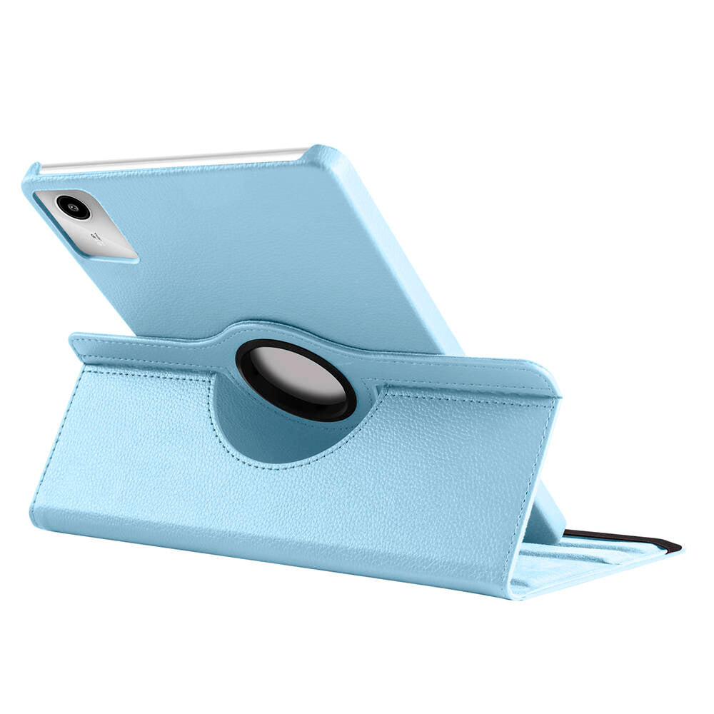 Lenovo M11 TB-330FU Zore Dönebilen Standlı Kılıf Pembe Koyu