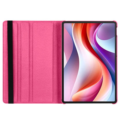 Lenovo M11 TB-330FU Zore Dönebilen Standlı Kılıf Pembe Koyu