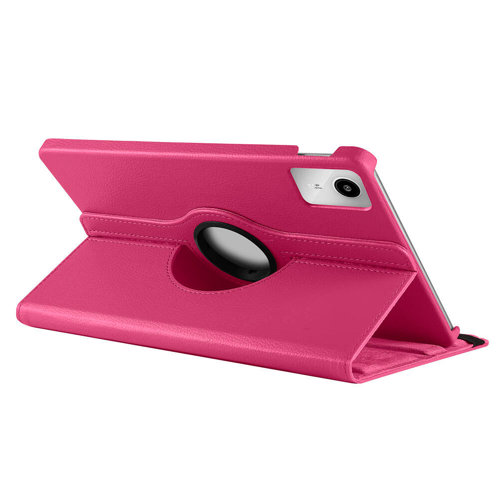 Lenovo M11 TB-330FU Zore Dönebilen Standlı Kılıf Kırmızı