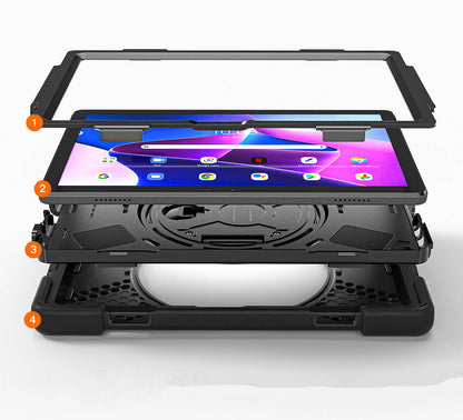 Lenovo Tab M10 TB-328F 3. Jenerasyon Zore Defender Tablet Silikon Siyah