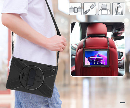 Lenovo Tab M10 TB-328F 3. Jenerasyon Zore Defender Tablet Silikon Siyah