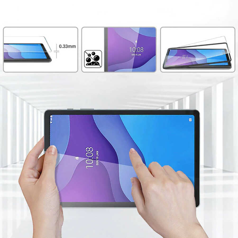 Lenovo Tab M9 Zore Tablet Temperli Cam Ekran Koruyucu Renksiz