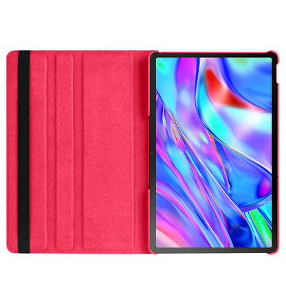 Lenovo Tab P11 11.5 (2.Nesil) TB350UF Zore Dönebilen Standlı Kılıf Kırmızı