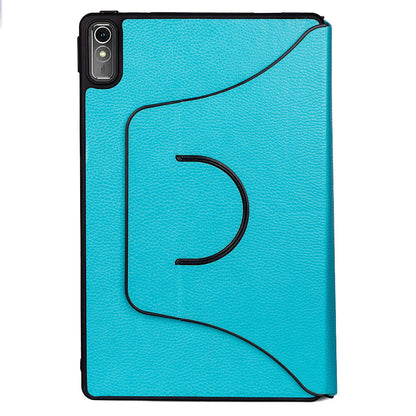 Lenovo Tab P11 11.5" (2.Nesil) Zore Fest Dönebilen Standlı Kılıf Turkuaz