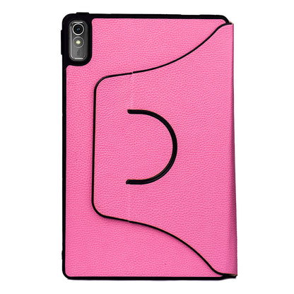 Lenovo Tab P11 11.5" (2.Nesil) Zore Fest Dönebilen Standlı Kılıf Pudra