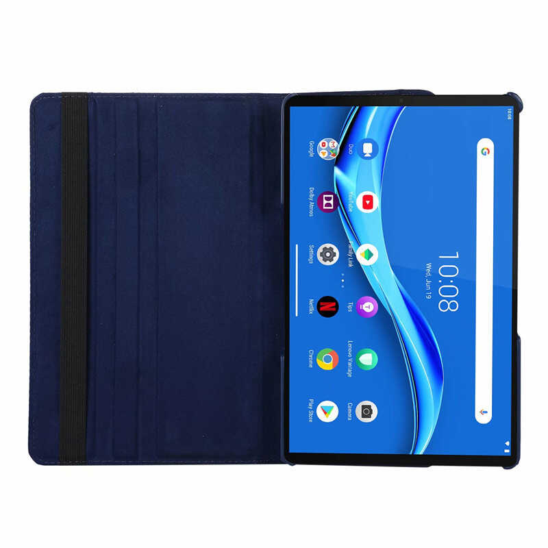 Lenovo Tab P11 Pro 11.2" 2.Nesil Zore Dönebilen Standlı Kılıf Pembe