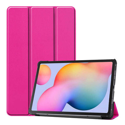 Lenovo Tab P11 Pro 11.2" 2.Nesil Zore Smart Cover Standlı 1-1 Kılıf Pembe Koyu