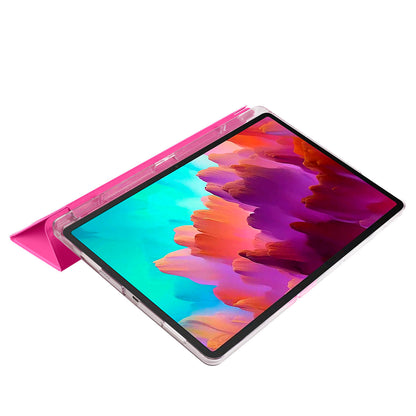Lenovo Tab P12 Zore Smart Cover Standlı 1-1 Kılıf Pembe