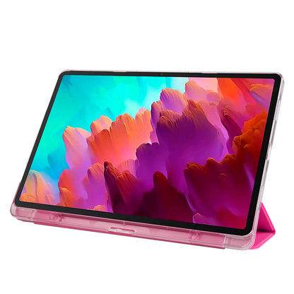 Lenovo Tab P12 Zore Smart Cover Standlı 1-1 Kılıf Mor