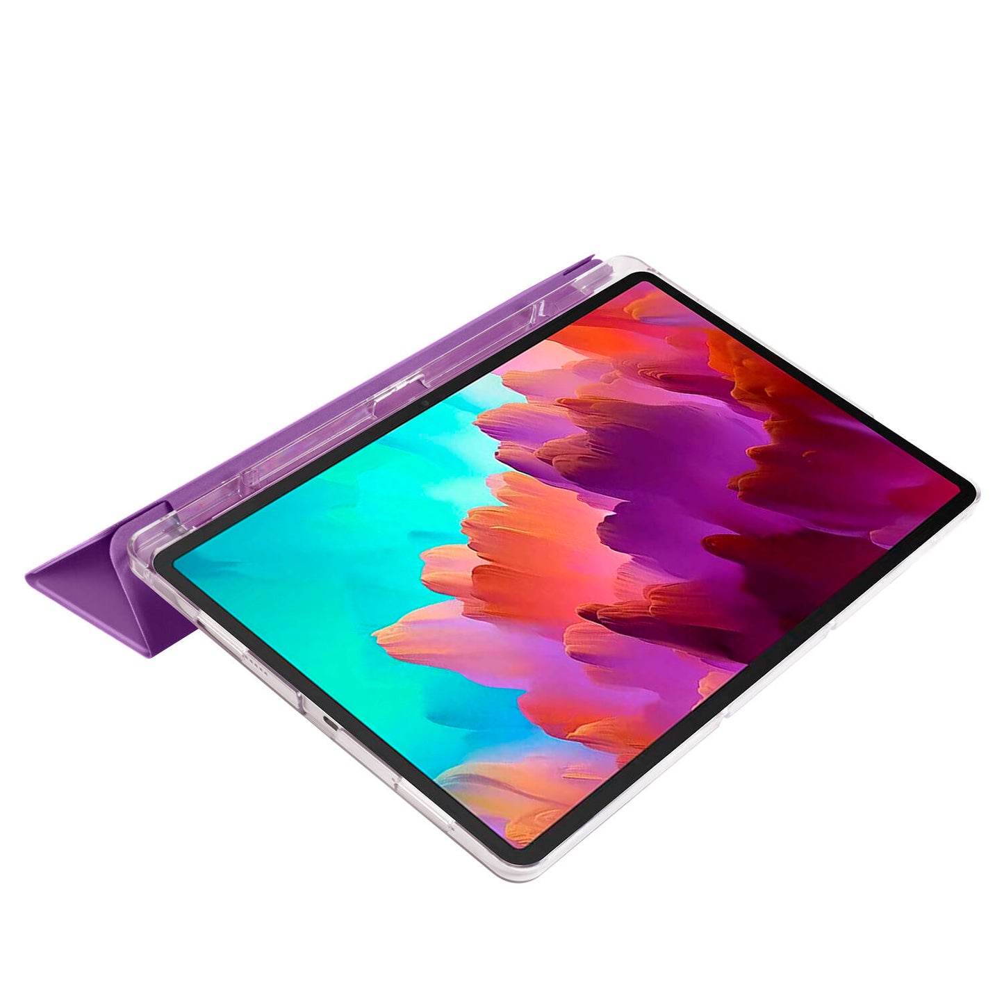 Lenovo Tab P12 Zore Smart Cover Standlı 1-1 Kılıf Mavi