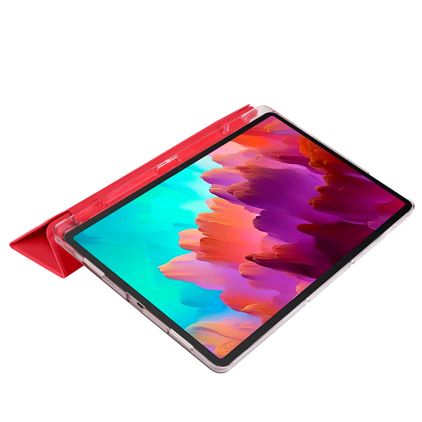 Lenovo Tab P12 Zore Smart Cover Standlı 1-1 Kılıf Mor