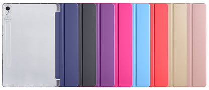 Lenovo Tab P12 Zore Smart Cover Standlı 1-1 Kılıf Rose Gold